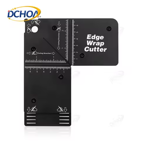 Vinyl Wrap Edge Cutter Tool Cutting Template for Furniture Corners Aluminum Alloy Tool Car Tint Film