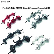 Upgrade Metal Front Rear Portal Bridge Axle Differential Assembly for FMS 1/24 FCX24 Xiaoqi Crusher 