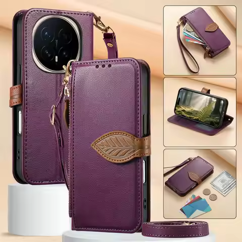 Magic8 Lite 5G 2025 Flip Case For Honor Magic 8 Pro Crossbody Zipper Leather Wallet Funda Honor Magi