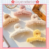 【READY STOCK AT MALAYSIA】Elegant Plush Hair Clip Claw Korean Style Fashion Big Hair Clamp Women's Ha