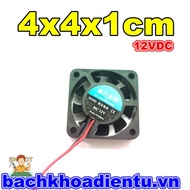 DC 12V 4x4x1cm radiator fan.
