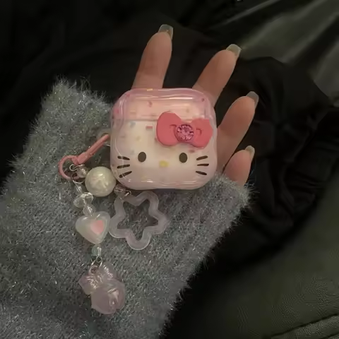 Cartoon Hello Kitty Suitable for Airpods 4 Headphone Case, Suitable for Airpods Pro 2 Pro 1/2/3 Head