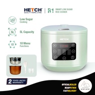 HETCH R1 Smart Low Sugar Rice Cooker (5L) - MTC-1725-HC | Periuk Multifunction | Hetch Rice Cooker |