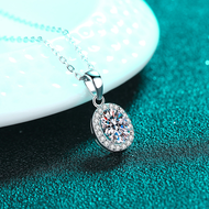 KAFANDENG | Lab Grown Diamond Necklace PT950 Platinum For Women