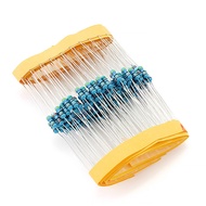 1/4W 1% 0.25W Metal Film Color Ring Resistor 1K 10K 100K 1R 10R 100R Euro 1M