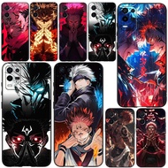 for Realme X3 9 4G 9i 5G 10 4G 10Pro Plus 5G anime in japanese boy Gojo Satoru VS Sukuna Spot soft s
