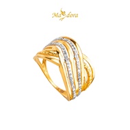 MASDORA 916 Gold Ring Rings Cincin Emas ~ Duotone Classic Braids (EMAS 916/22K)