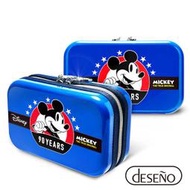 阿寶的店 Deseno Disney 迪士尼 米奇系列 90週年限量紀念 收納盥洗包 化妝包 航空硬殼包 201 米奇藍