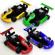 Good Quality Hot Sale 1PCS Hobbies 4 Colors Mini Car Educational Toys Vehicles Go Kart Inertial Racing Model Pull Back Car Toy