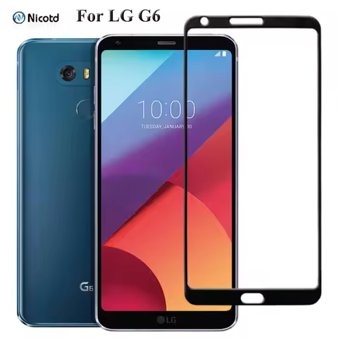 1pc/2pcs/3pcs NicoTD Nano-coated Tempered Glass For LG G6 5.7" 9H Protective Glass On For LG Q6 5.5"