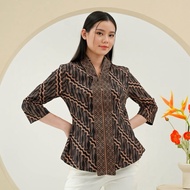 292p POS Batik Tops/ Women's Batik Blouse/ Batik Uniform/ Couple Batik/ Couple Batik/ Family Batik