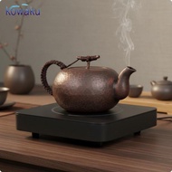 [vsrhkq] Heating Vessel Artisanal Copper Teapot Compact Boiling Kettle Tea Brewing Tool Retro Home T
