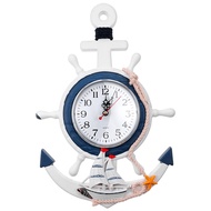 1 Pc Anchor Clock Delicate Hanging Clock Wall Clock Nautical