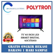 POLYTRON TV LED 40 INCH PLD 40CV8969 SMART DIGITAL TELEVISI