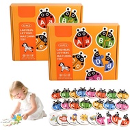 Alphabet Matching Puzzle Set, 52 Pcs (26 Pairs) ABC Puzzles Alphabet Learning Toys Alphabets Upperca