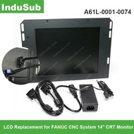 YY A61L-0001-0074 LCD 14" CRT Monitor Replacement for FANUC CNC System CRT Display 1 Year Warranty