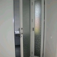 pintu kamar mandi aluminium kaca blur