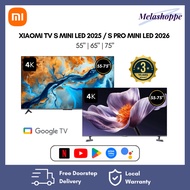 Xiaomi TV S Mini LED 2025 / S Pro Mini LED 2026 | 55"/65"/75" Smart Google TV | 4K QD-Mini LED | 3 Y