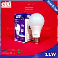 LUXCO 11 WATT LED BULB LAMP E27 ROUND BULB LAMP, ELECTRICITY SAVING, SNI