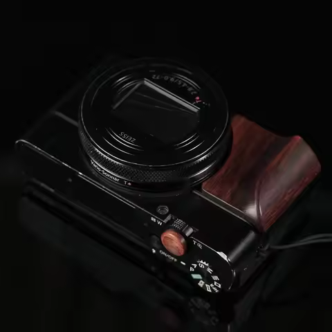 Wood Wooden Camera Shutter Release Butoon Hand Grip For Sony RX100 M6 M7 M5 M4 camera accessories