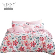 WINNY 5 In 1 Passionate MicroXT Sateen Comforter Set - Super Single/Queen/King 650TC