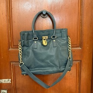 MK Genuine Leather Sling Tote Bag