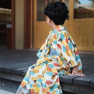 和服【出租】春季夏季春夏日本兒童和服浴衣男童日式浴衣正裝傳統小孩