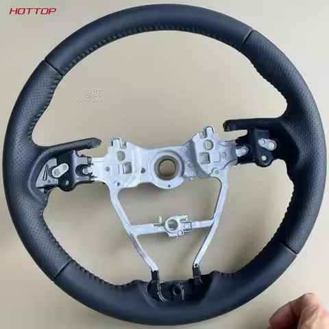 Genuine Leather Steering Wheel For 2020 RAV4 Corolla Avalon Camry