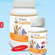 SST PET ORGANIC GROUND FLAXSEED 100G, 250G