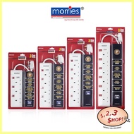 Morries 3M 3/4/5/6 Way Extension Cord (With Surge)
