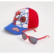 George boy spiderman hat + glasses Set