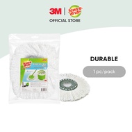3M™ Scotch-Brite™ Single Spin Mop Bucket Set Refills, 1 pc/pack, For cleaning home floor easily &amp; handsfree