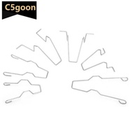 C5GOON 6Pcs Car Headlamp Light Bulb Retainer Spring Clips Buckles Metal Headlight Bulb Spring Clips 