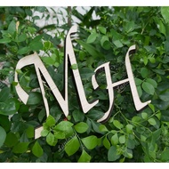 Multi-layer plywood decorative wooden letters 1cm thick
