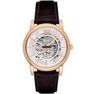 Chris 精品代購 EMPORIO ARMANI 亞曼尼手錶 AR1983 典雅紳士鏤空機械錶  手錶  歐美代購