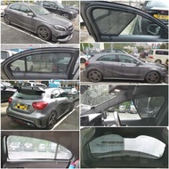 MercedesBenz W176 Aclass A200 A250 A45 AMG 的專車專用濾光窗網太陽擋