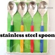 8pcs Stainless Steel Jaguar Tea Spoon quality spoon set sudu besi qualiti plastik sudu