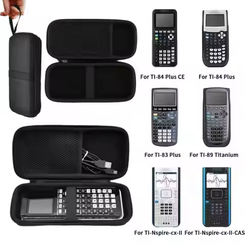 EVA Hard Graphing Calculator Case Shockproof Travel Bag for Texas Instruments TI-84 Plus CE/TI-84 Pl