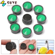 SUYOU Bathroom Faucet Aerator Filter Female Thread Water Saving Adapter Faucet Accessories Replacement Parts Kitchen Bubbler Inner Core Nozzle Filter/1/2/5pcs