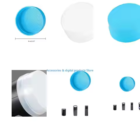 77JD Circular Flash Softbox Reduction Soft Box Diffuser for AD100 AD200