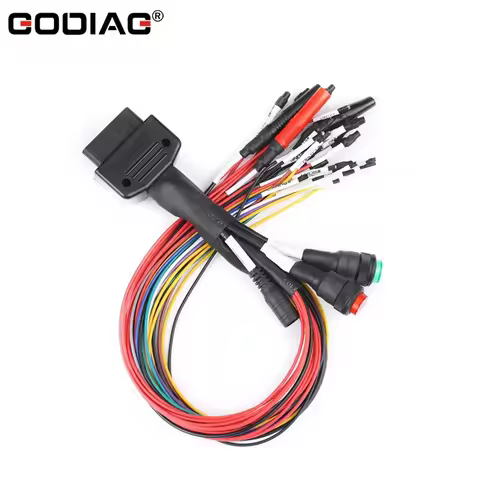 GODIAG Breakout Tricore Cable Full Protocol OBD2 Jumper Car Diagnostic Tools Used to Connect ECU For