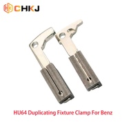 A05 Bc0 CHKJ 2Pcs/Lot Hu64 Duplicating Fixture Clamp Mercede For Benz Blank Part Key Cutter Hine 455