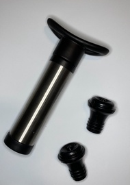 Wine Pump Vacuum Stoppers | Wine Saver Set | Stainless Steel Pump + 2x Plugs in Box | Local Stock