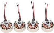 RC Airplane Motor, 4PCS 1503 Airplane Brushless Motor 7.4V RC Electric Motor for 4 Axes Remote Contr