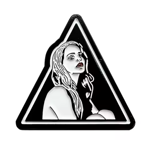 Lana Del Rey Singer Enamel Pin Lapel Brooch Metal Anime Badge Jewelry Accessary