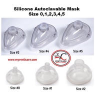 ANAESTHESIA SILICONE MASK REUSABLE AMBU BAG MASK REPLACEMENT