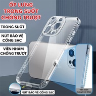 Transparent Case for Iphone 12/13/14/15/16/16E/11/6/7/8/X/Xs/Xr/Se 2020/Pro/Plus/Pro max/Mini Anti-s
