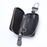 TUMEC กระเป๋าเงินกระเป๋าหนัง PU กระเป๋าเงินแบบมีตะขอโลหะที่เก็บกุญแจตัวครอบพวงกุญแจที่ใส่กุญแจกระเป๋าสตางค์กุญแจรถกระเป๋าพวงกุญแจ