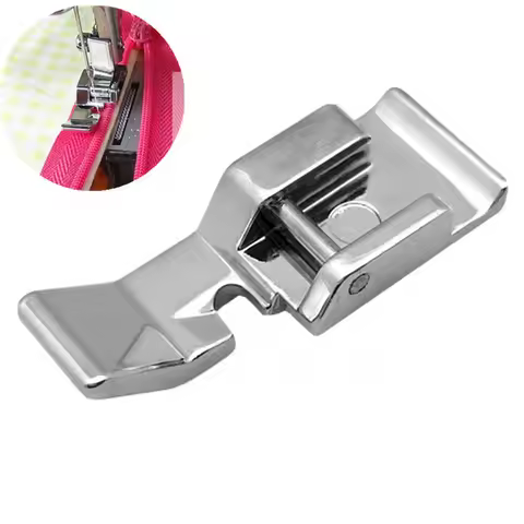 Domestic Snap On Sewing Machine Parts Clip-On Zip Zipper Foot 7306-3 (Narrow Right) #611406002 for B
