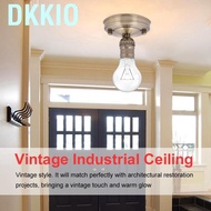 E26/E27 Vintage Industrial Ceiling/Wall Light Base Holder Pendant Bulb Lamp Screw Socket